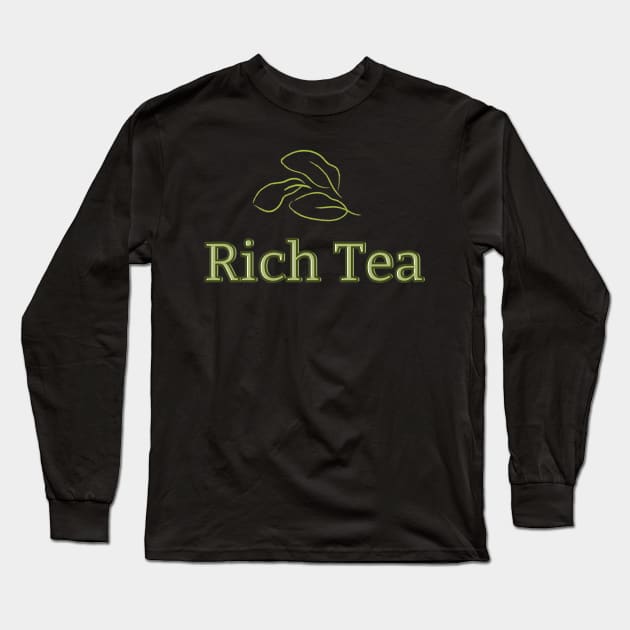 Rich Tea Long Sleeve T-Shirt by BrewBureau